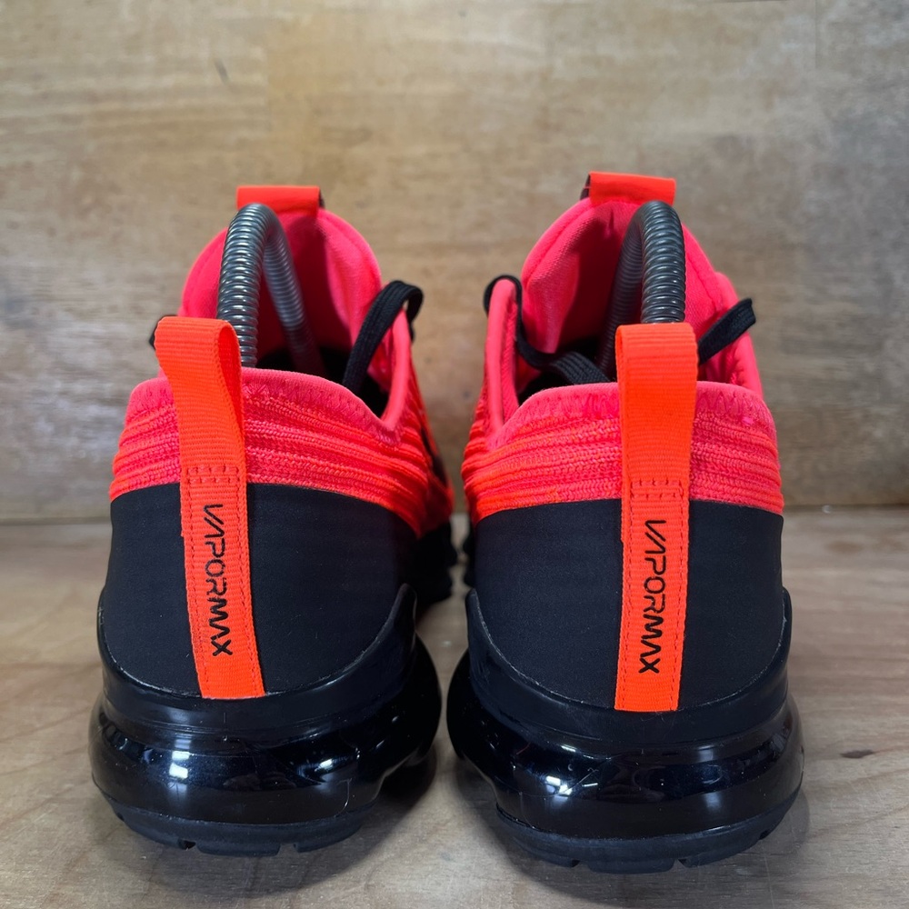 Nike Air VaporMax Flyknit 3 Womens Sz 7 (5.5Y) Shoes Sneakers Crimson Black - Picture 7 of 15